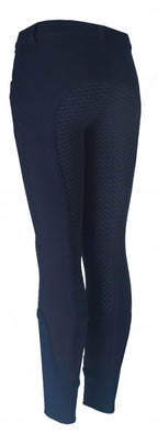 paardrijbroek D-Annika dames katoen/siliconen navy mt 52
