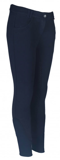 paardrijbroek D-Annika dames katoen/siliconen navy mt 52