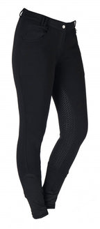 paardrijbroek D-Annika dames katoen/siliconen zwart mt 56