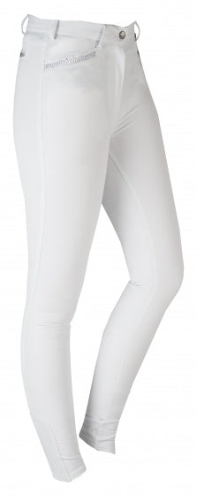 rijbroek Alexa dames micropolyester wit maat 36