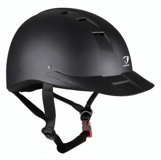 ruitercap Champion unisex zwart maat M/L