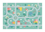 verkeerskleed ultrazacht 130 x 180 cm mint
