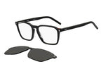 zonnebril 1110/CS clip-on heren cat. 3 vierkant zwart