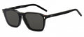 zonnebril 1110/CS clip-on heren cat. 3 vierkant zwart