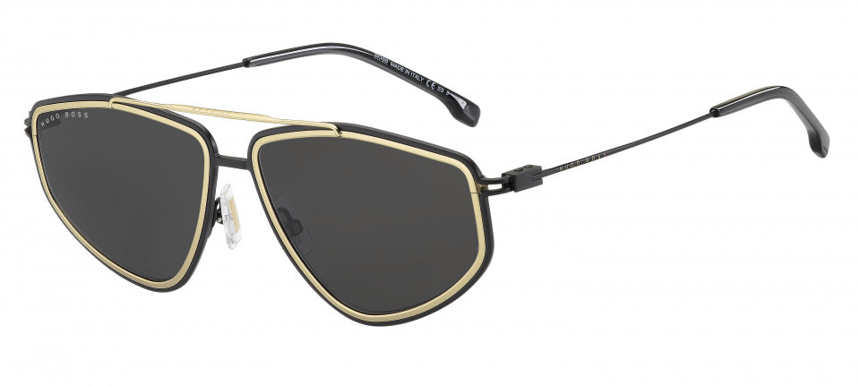 zonnebril 1192/S I46/IR heren cat. 3 zwart/goud