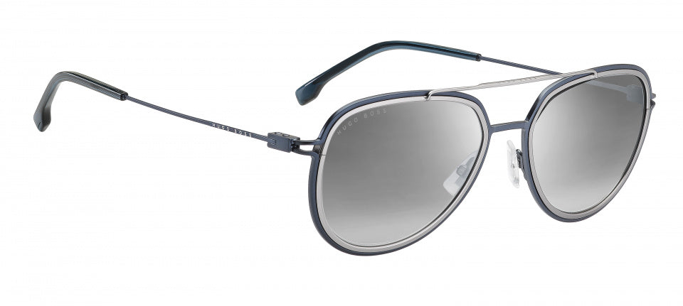 zonnebril 1193/S DTY-IC heren cat.3 spiegelend blauw