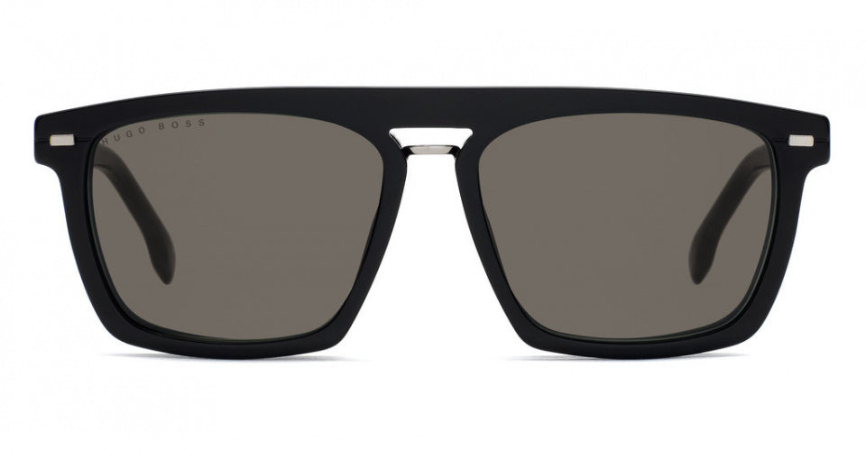 clip-on zonnebril unisex cat. 2 zwart/bruin (1128)