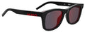 zonnebril HG 1068/S heren 57 mm zwart/rood