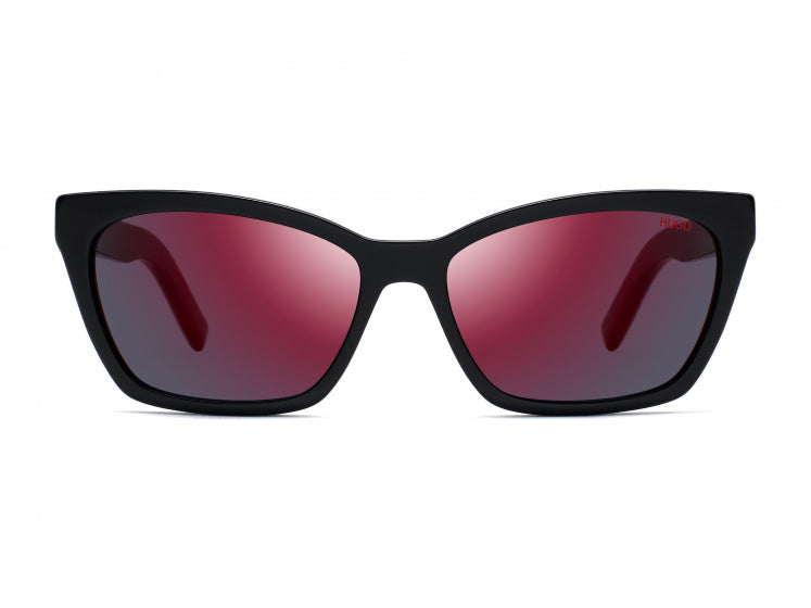 zonnebril HG 1077/S UYY/AO dames cat.3 cat-eye zwart