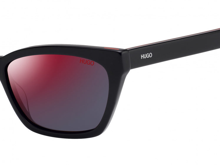 zonnebril HG 1077/S UYY/AO dames cat.3 cat-eye zwart