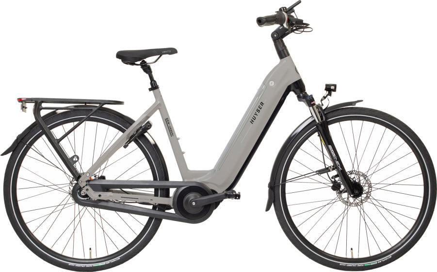 Gen Urban Plus 500Wh 28 Inch 55 cm Dames 7V Hydraulische schijfrem Lichtgrijs