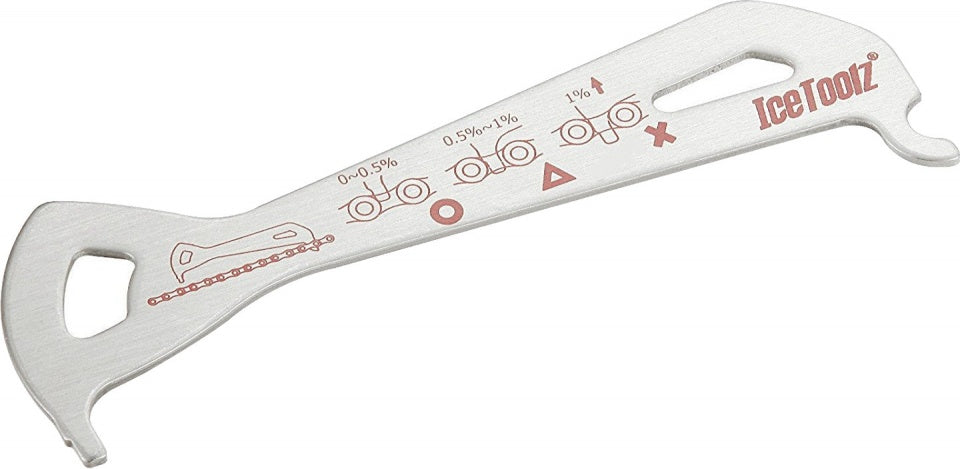IceToolz Slijtagemeter 12,5 cm RVS zilver