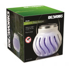 insectendoder solar 13 x 13 cm keramiek wit