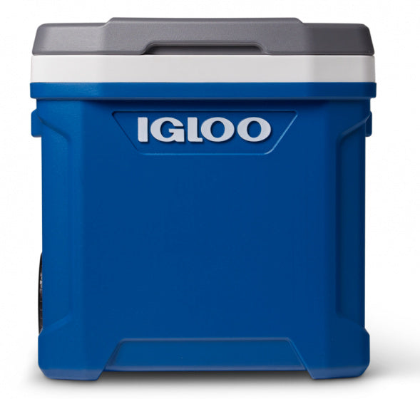 Igloo latitude 60 roller - grote koelbox op wielen - 56 liter - blauw