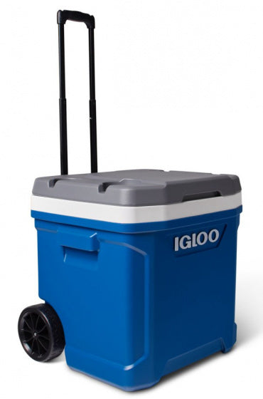 Igloo latitude 60 roller - grote koelbox op wielen - 56 liter - blauw