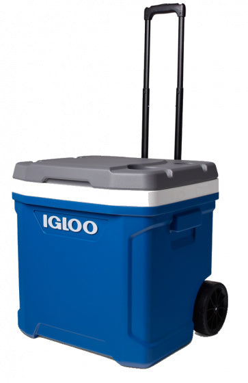 Igloo latitude 60 roller - grote koelbox op wielen - 56 liter - blauw