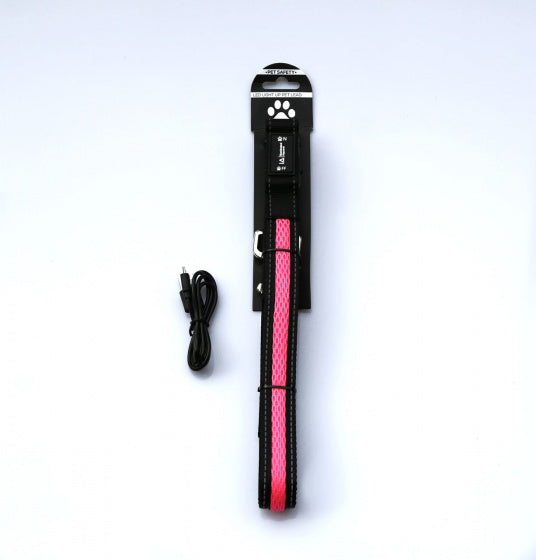 hondenriem reflectie 120 cm nylon roze