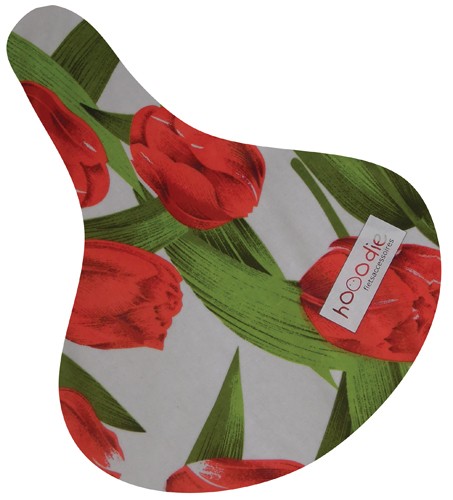 HOOODIE Zadeldekje Tulips Red
