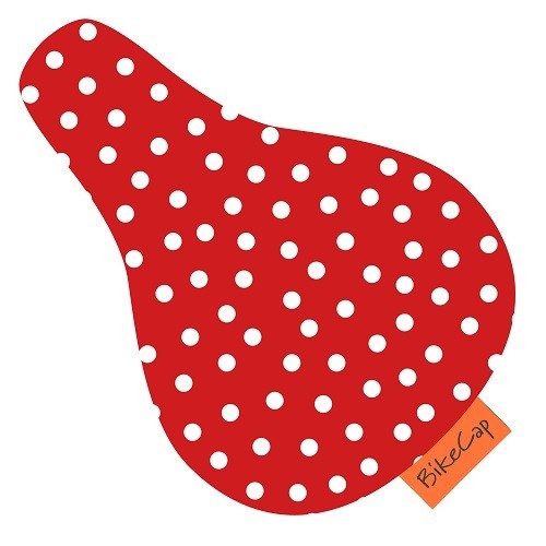 BIKECAP zadeldekje kids Red Dots