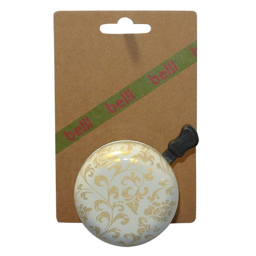 BELLL fietsbel Decoration steel White, op kaart