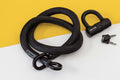 TEXLOCK Eyelet M zwart 120cm + U-lock (ART-2)