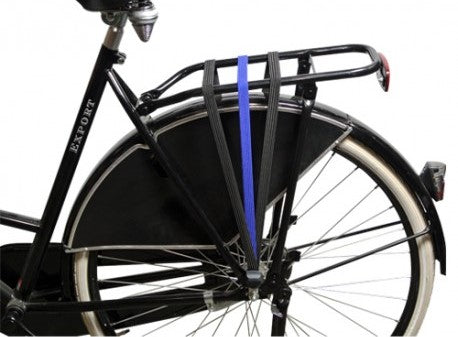 DE POORT snelbinder 76cm zwart blauw, (op kaart)