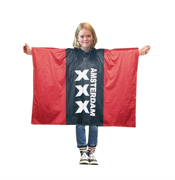 IMPLIVA regenponcho Amsterdam kids