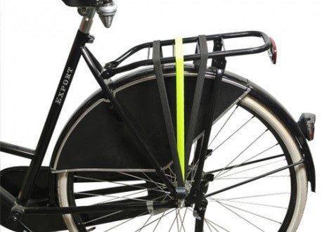 DE POORT snelbinder 65cm zwart lime (op kaart)