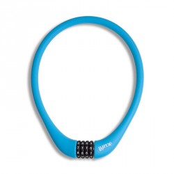 LYNX kabelslot siliconen combinatieslot, 70cm(dikte 15mm), blauw