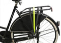 DE POORT snelbinder 76cm zwart lime , (op kaart)