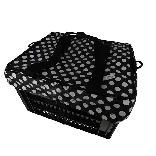 hooodie crate krattas white small dots