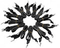 DE POORT snelbinder 76cm zwart wit , (20 stuks, bulk)
