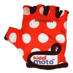 KIDDIMOTO handschoenen Red Dotty, Small