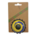 BELLL fietsbel draaibel swirl paars/geel, op kaart