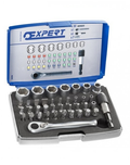 EXPERTbyFacom - E131705 koffer met bits en doppen 1/4" - 39 stuks