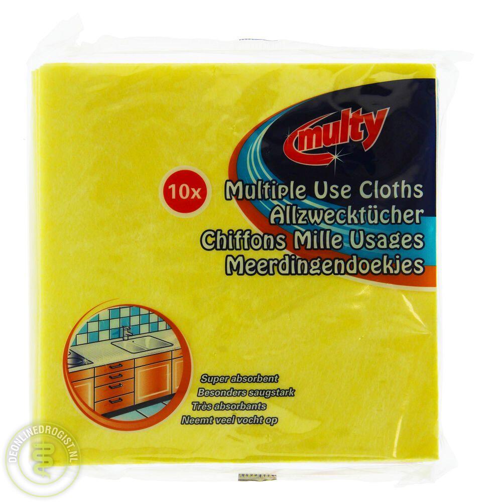 Multy meerdingendoekjes viscose pak a 10