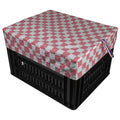 HOOODIE Box M, Pink Checker