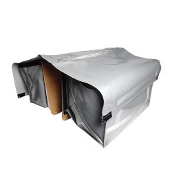DE POORT krantentas 80L zilver
