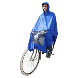 hooodie poncho blauw