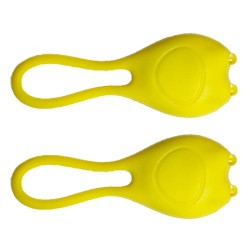 SNAKE verlichtingsset silicone geel