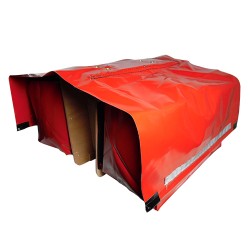 DE POORT krantentas 65L rood
