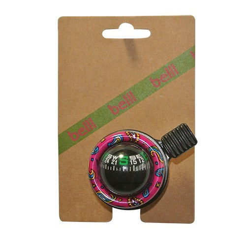 BELLL fietsbel Compass T2 pink, op kaart