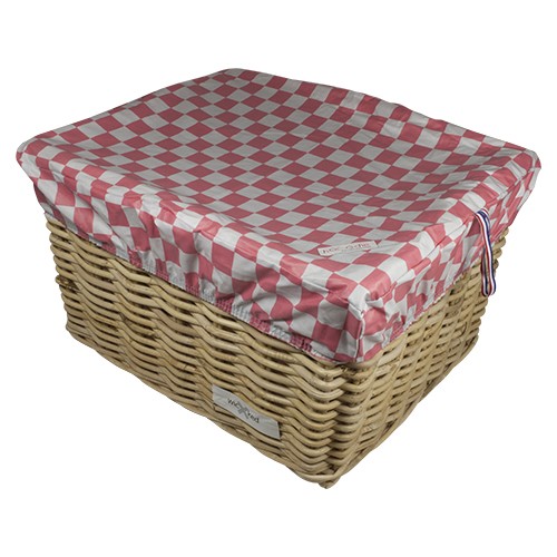HOOODIE Box L, Pink Checker