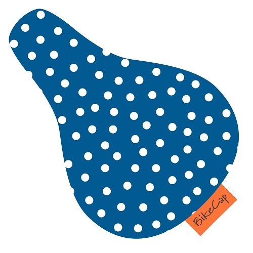 BIKECAP zadeldekje kids Blue Dots