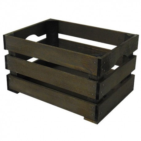 WICKED houten krat klein, (35x25x20)