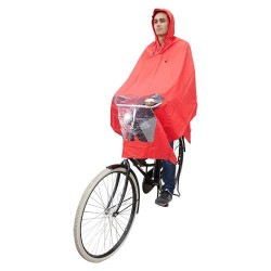 hooodie poncho rood