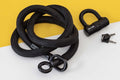 TEXLOCK Eyelet L zwart 160cm + U-lock (ART-2)