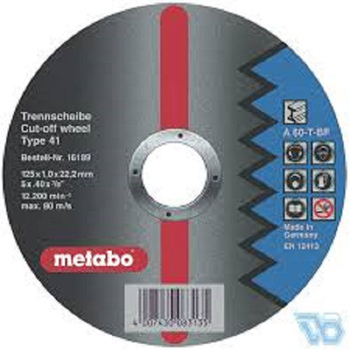 METABO doorslijpschijf doorslijpschijf 125x1mm