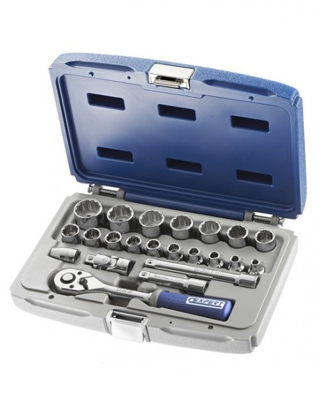 EXPERTbyFacom - E031805 koffer met 12-kantdoppen 3/8" - metrisch -