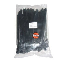 Unbranded kabelbinders 7.6x200 zwart zak a 100